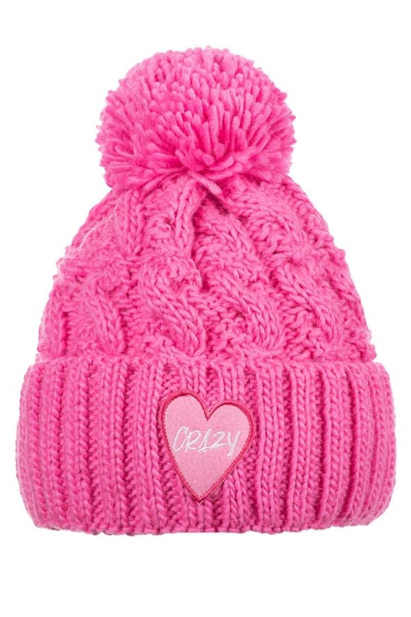 CRAZY Wool Cap - PINK 58 (aikuisten koko)