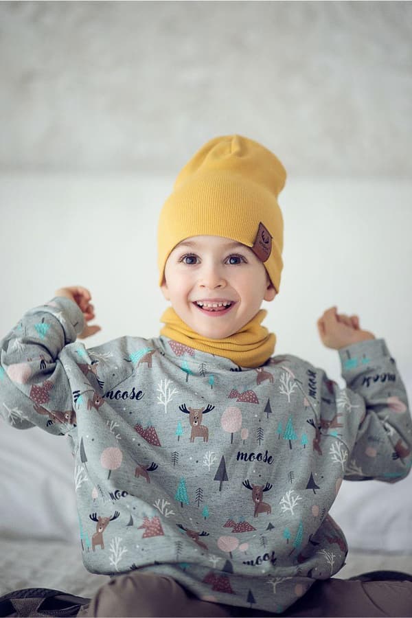 ARISTIDE scarf - ORANGE 52 (ålder 3 - 5 år)