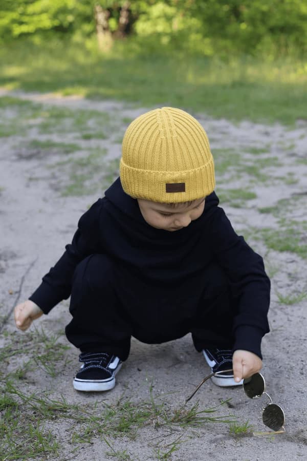 Kasket - 100% bomuld ACHILLE - BEIGE 52 (alder 3 - 5 år)