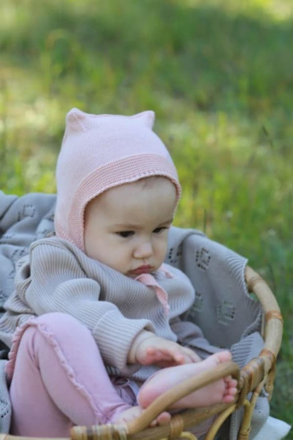 Barnhatt AMALIA - PINK 48 (ålder 1 - 2 år)