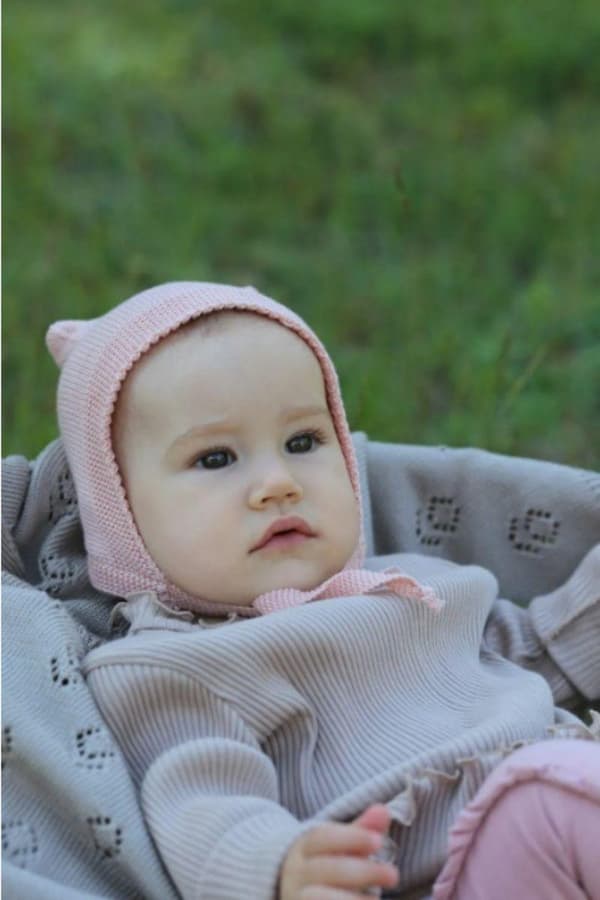 Barnhatt AMALIA - PINK 48 (ålder 1 - 2 år)