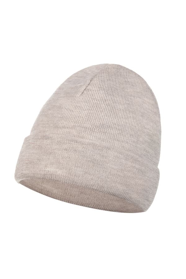 Mössa - 100% merinoull NAOMI - BEIGE