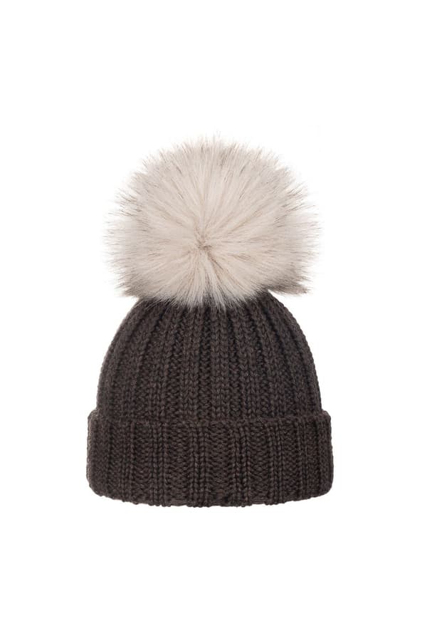 Hat - 100% merinould OLLO BABY - BRUN 44 - (alder 0-1 år)