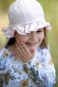 Miniatyrbild 3 av 3: Sommarhatt för tjejer ELLA PINK 50 (ålder 2 - 3 år)