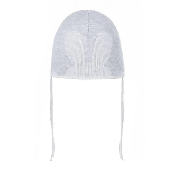 Lasten hattu huivilla BUNNY GREY