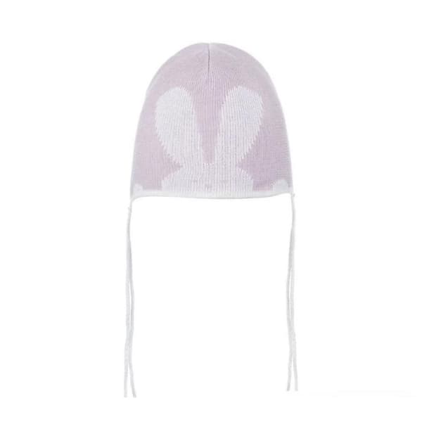 Lasten hattu huivilla BUNNY LILLA