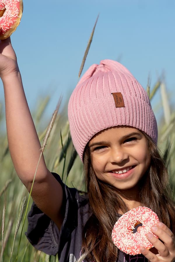 Sommerhat til piger NICOLE PINK 50 (alder 2 - 3 år) Sommerhat til piger NICOLE PINK