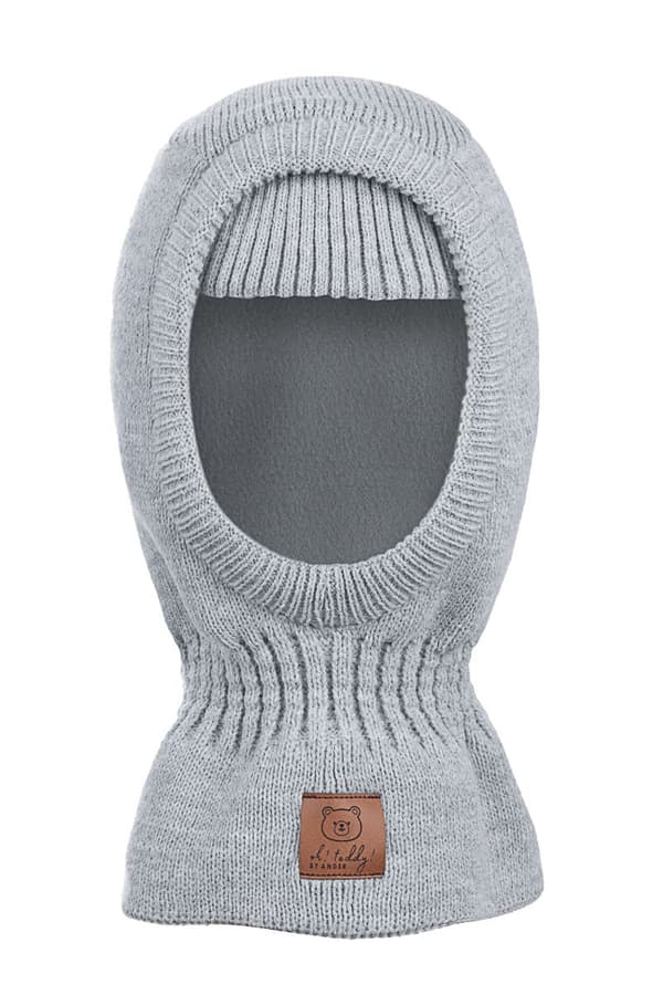 Børnebalaclava FLORA LYS GRÅ Børnebalaclava FLORA 100% akryl LYS GRÅ 54 (alder 5 - 7 år)