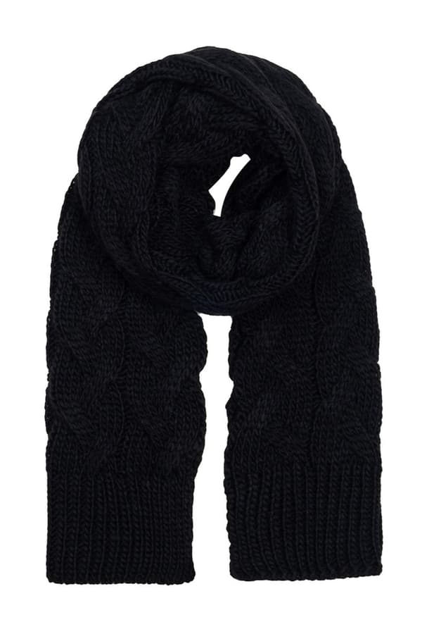 Setti hattu huivilla BRAID BLACK