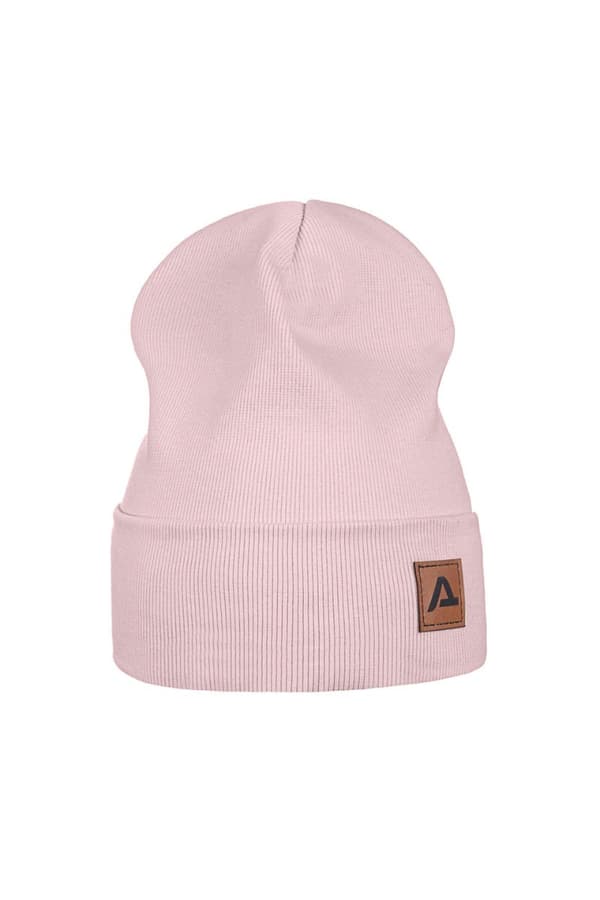 Vårset mössa och RIB-scarf - bomull - POWDERROSA