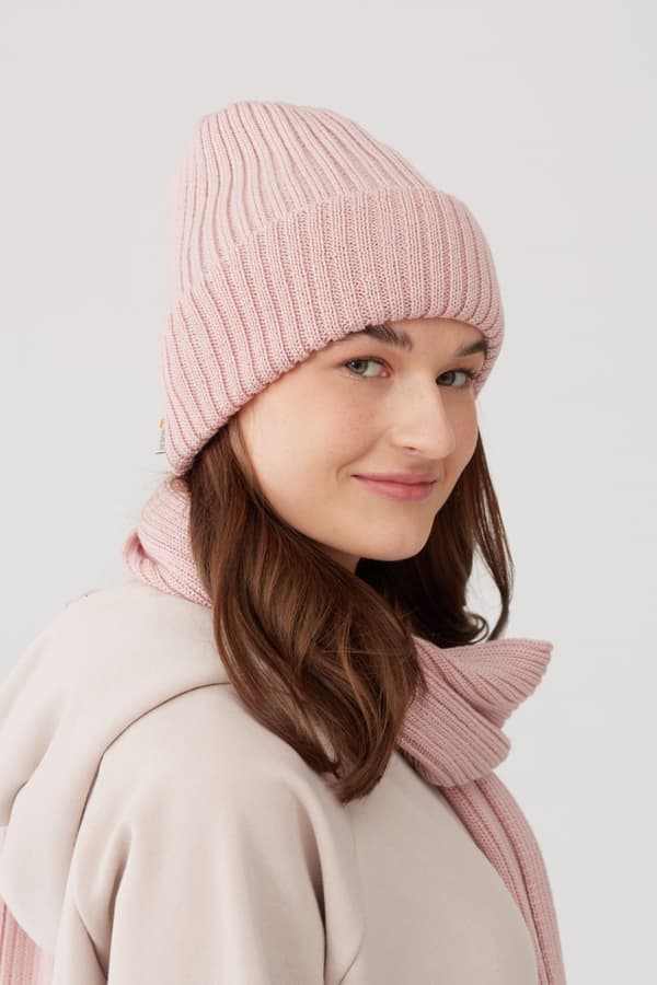 Hattu ja huivisarja DAILY PINK