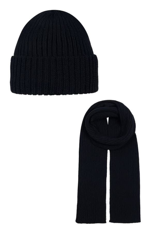 Setti hattu ja huivi DAILY BLACK