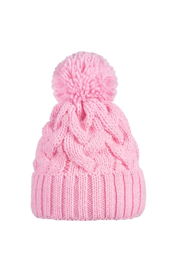 Hattu ja huivi BRAID PINK