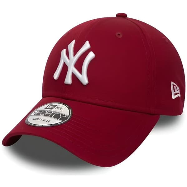 Barnkeps - New Era - League Essential 940 - New York Yankees - Burgundy röd/vit - TU