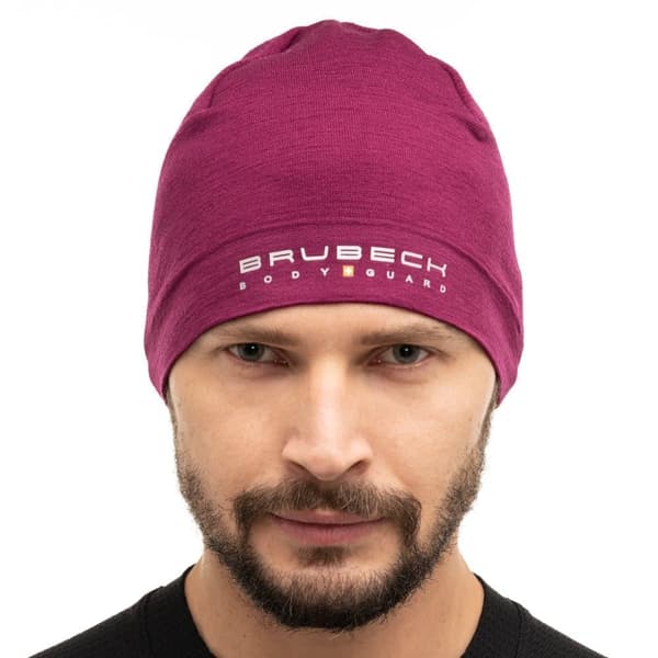 Termoaktiv Mössa Brubeck Extreme Wool Merinoull UNISEX Svart, Marinblå, Plommon, Denim, Stål