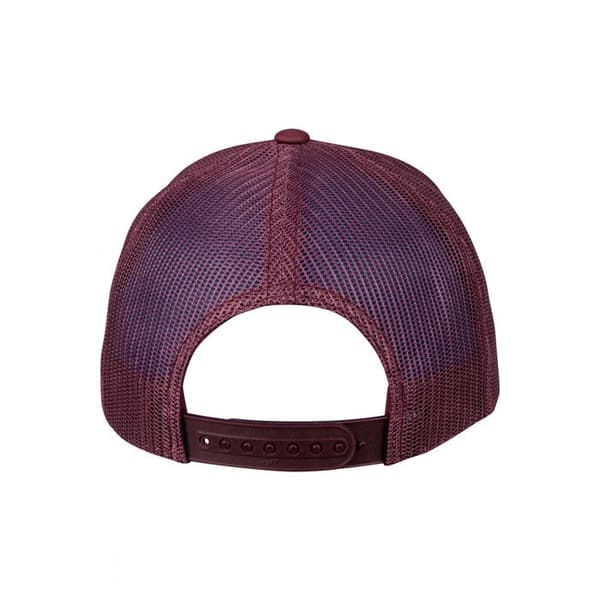 Keps - Flexfit - Retro - Mörkröd/Vit - Unisex - Vår/Sommar