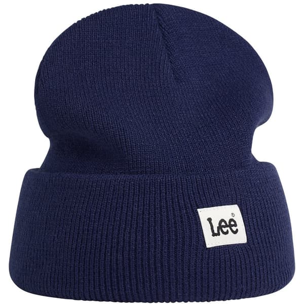 Lee BEANIE True Navy LÄMMIN TUNSININEN TALVIPÄÄLLINEN, YKSI KOKO