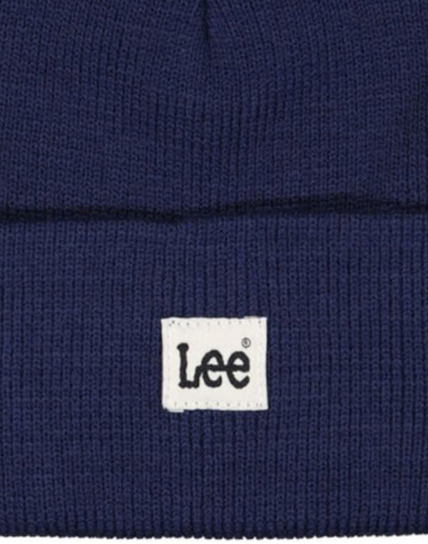 Lee BEANIE True Navy LÄMMIN TUNSININEN TALVIPÄÄLLINEN, YKSI KOKO