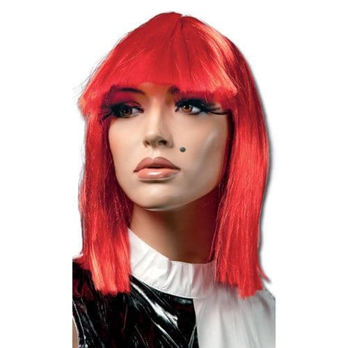 Perruque - Stjärna - Röd Fyrkant - Modeaccessoar - Unisex - Vuxen