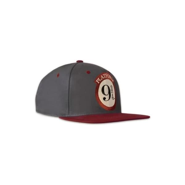 Snapback Platform 9 3/4 Keps - LOGOSHIRT - Harry Potter - Grå - Svart - Bomull - Sportkläder