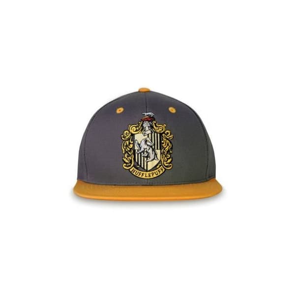 Hufflepuff Snapback Keps - LOGOSHIRT - Harry Potter - Svart och gul - Bomull - Unisex vuxen
