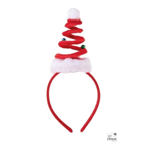 fjäderhuvudband med julmotiv