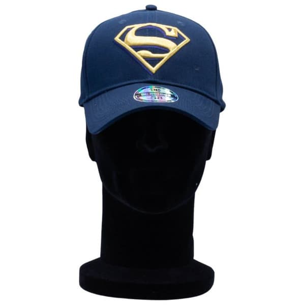Casquette DC Comics Superman Baseball - Logotyp GOLD broderi