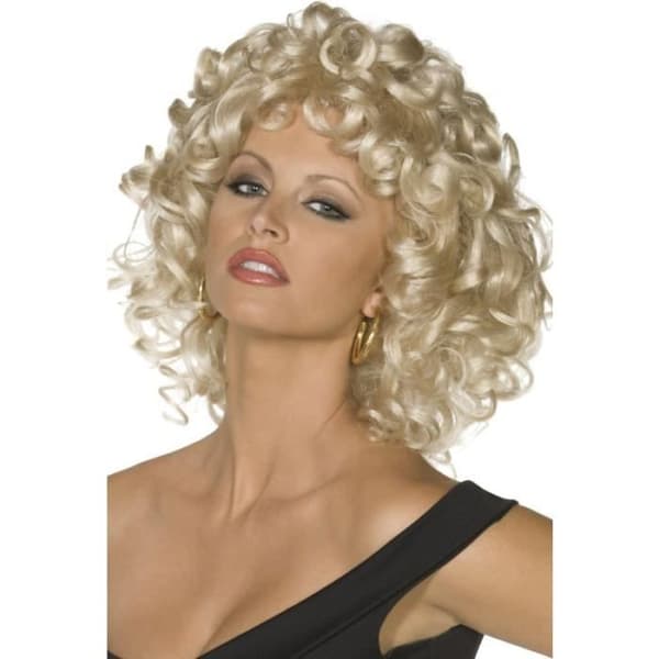 Sandy wig sista scenen Grease License One Size - Smiffy's - Unisex - Barn - Svart