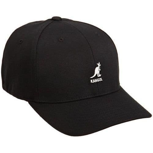 Keps - KANGOL - 8650FA - Ull - Flexfit - Storlek L - Svart