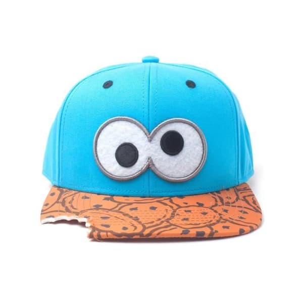 Snapback Cap - Sesame Street - Cookie Bite - Blå - One Size - Urban Style