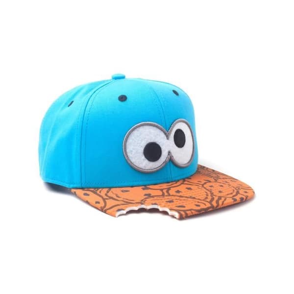 Snapback Cap - Sesame Street - Cookie Bite - Blå - One Size - Urban Style