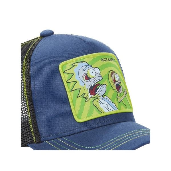 Rick and Morty Psy Trucker Keps för män - CAPSLAB - Blå