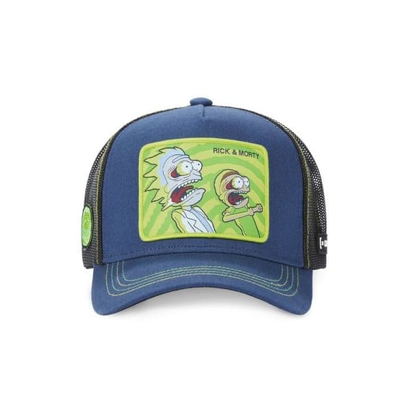 Rick and Morty Psy Trucker Keps för män - CAPSLAB - Blå