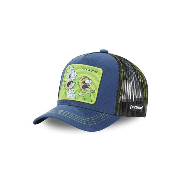 Rick and Morty Psy Trucker Keps för män - CAPSLAB - Blå