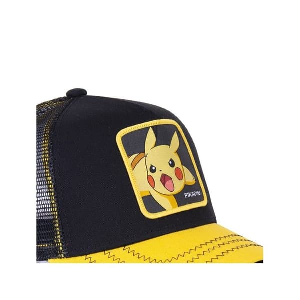 Keps för män & kvinnor POKEMON - CAPSLAB - Pikachu - Snapback - Svart