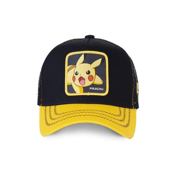 Keps för män & kvinnor POKEMON - CAPSLAB - Pikachu - Snapback - Svart
