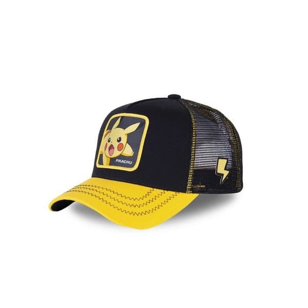 Keps för män & kvinnor POKEMON - CAPSLAB - Pikachu - Snapback - Svart