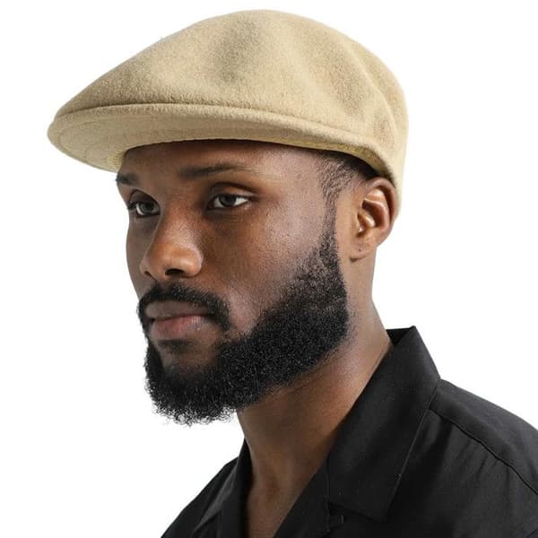 Casquette - Kangol - WOOL 504 - 100% ull - Färg Camel - Osynlig skärm