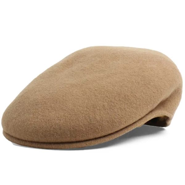 Casquette - Kangol - WOOL 504 - 100% ull - Färg Camel - Osynlig skärm
