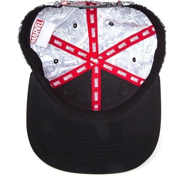 Marvel snapback-keps: Marvel Comics-logotyp