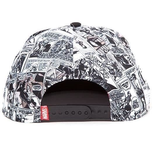 Marvel snapback-keps: Marvel Comics-logotyp