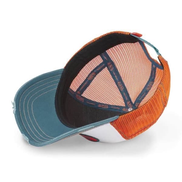 Baseball Trucker Keps - VON DUTCH - Hun - Orange - Sliten skärm-effekt - Justerbar one size