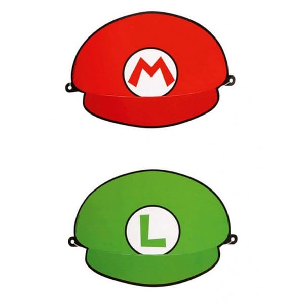 Pappershattar - GENERISK - Super Mario - 8 delar - Festdekoration - Barn