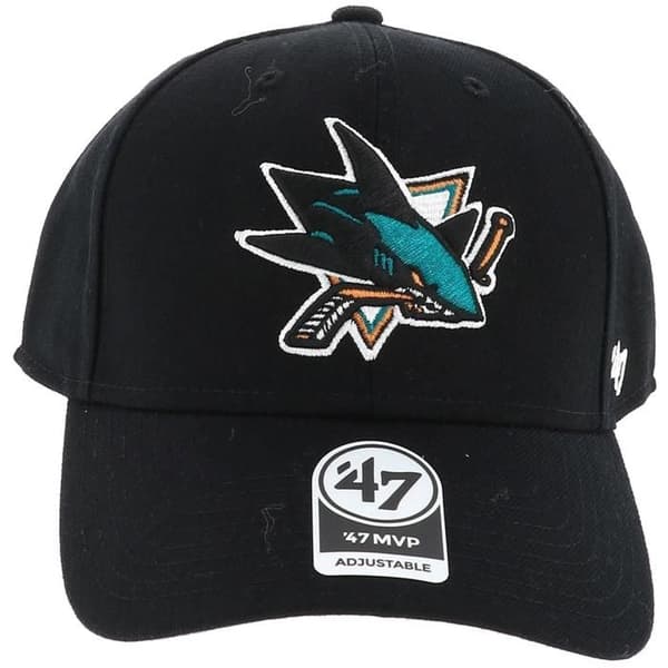 Casual Keps - 47 Märke - MVP San Jose Sharks - Svart - Justerbar - Höst/vinter