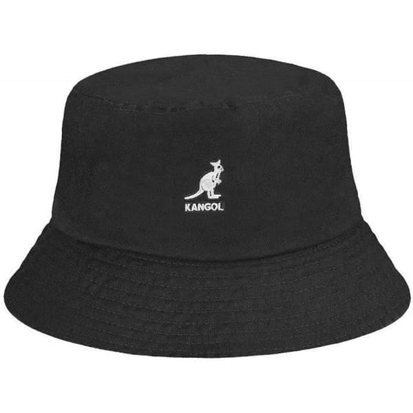 Bob - KANGOL - Tvättad hink - Svart - 100% bomull - Avslappnad stil