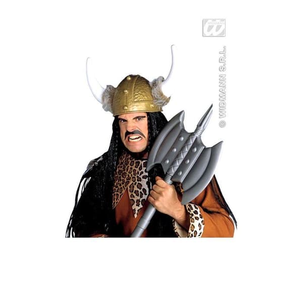 Kostym - WIDMANN - Vikingahjälm - Barn - PVC med päls