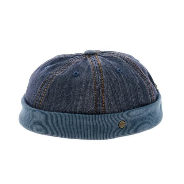 Dockerhatt - Keps utan visir i denimblått