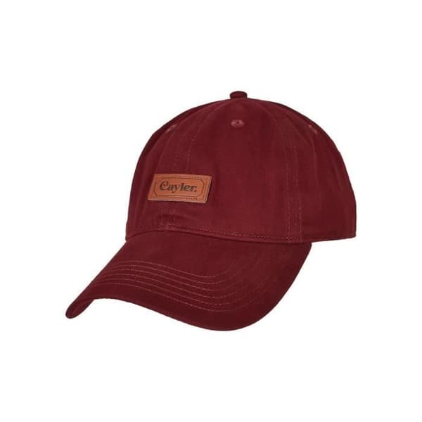Cayler & Sons Classy Patch Curved Cap - vinröd - TU