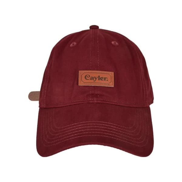 Cayler & Sons Classy Patch Curved Cap - vinröd - TU