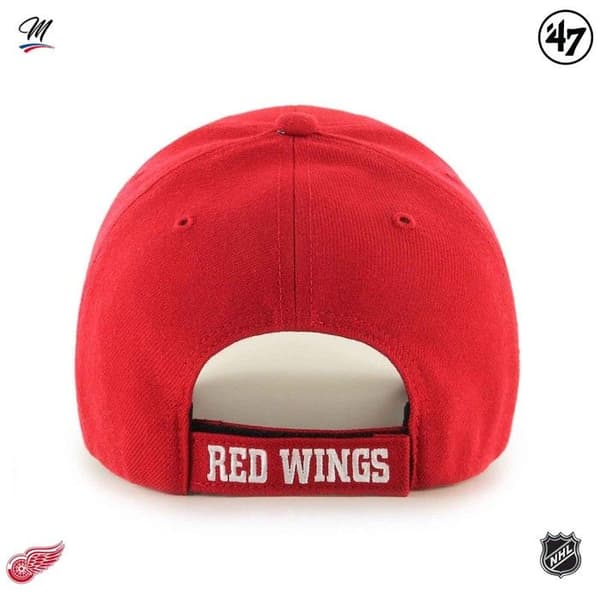 Keps - 47 Märke - NHL Detroit Red Wings - Röd - 85 % akryl - Sportswear Style